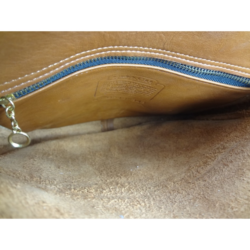 Vintage Coach Kent Crossbody Bag British Tan Leather 9916 Brass COA - Picture 9 of 11